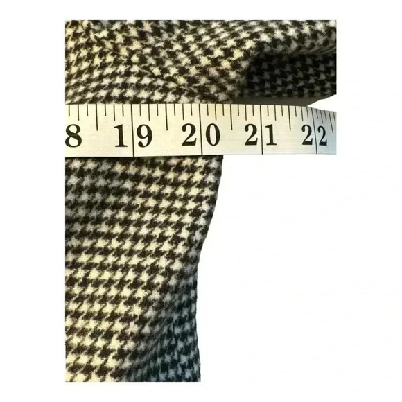 NEW Vero Moda Women's XS Harper LS Loose Houndstooth Blazer Black/White Long NWT - Picture 5 of 9